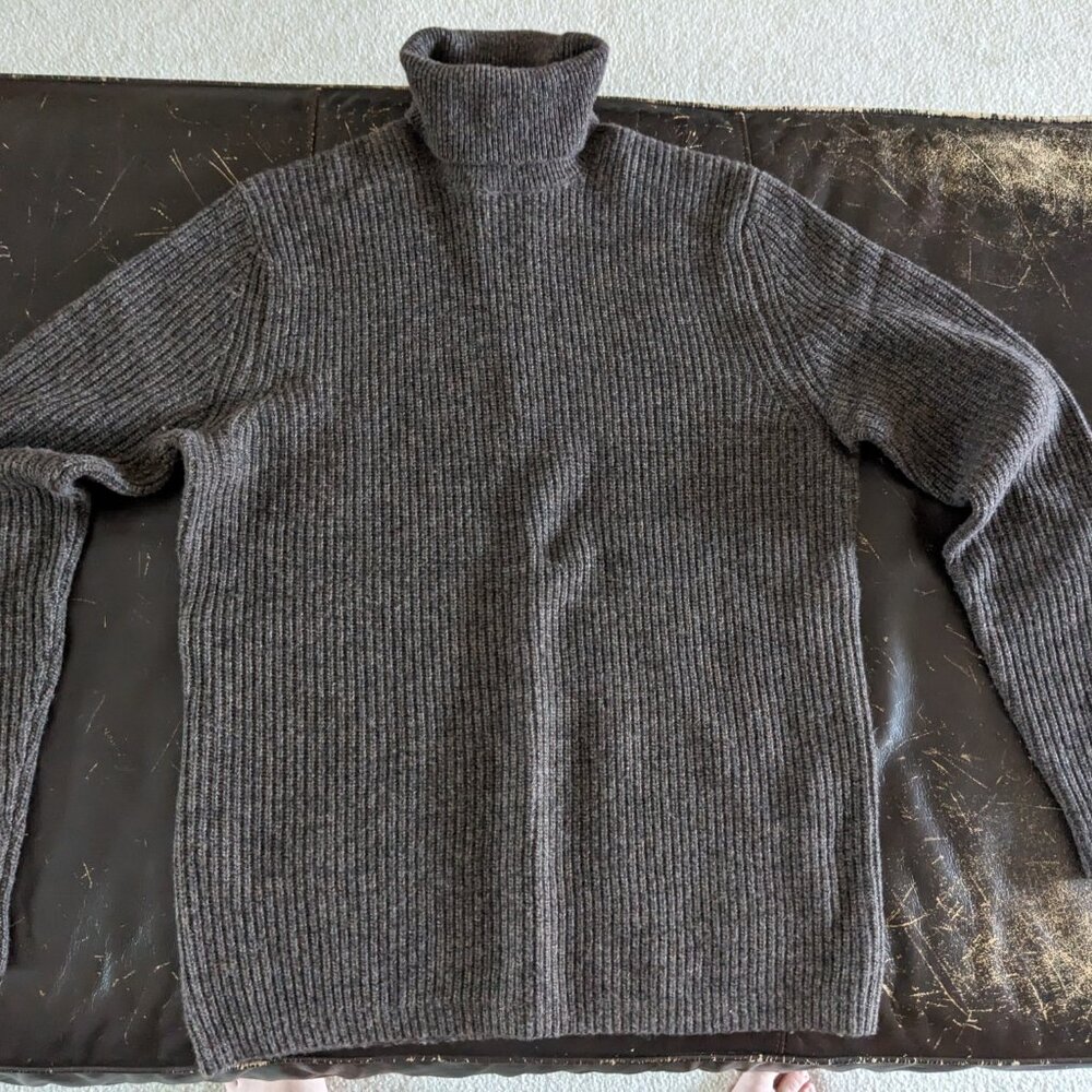 Italian Wool-Blend Turtleneck Sweater